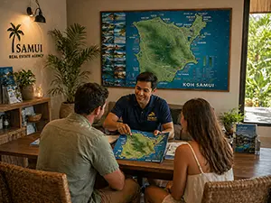 Map for real estate agency