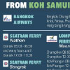 Arrival and departure information