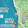 Detailed Koh Phangan map