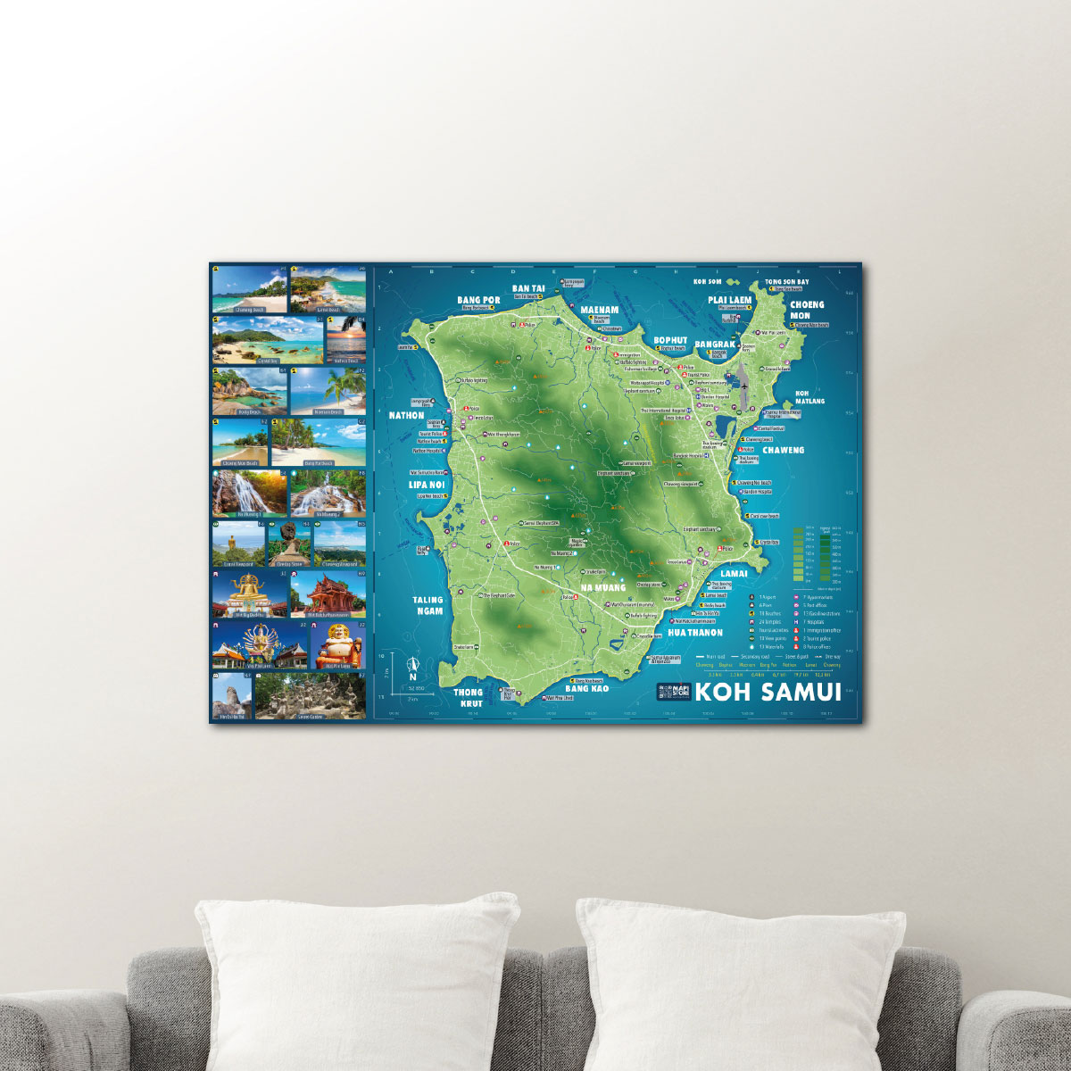SAMUI MAP POSTER A2