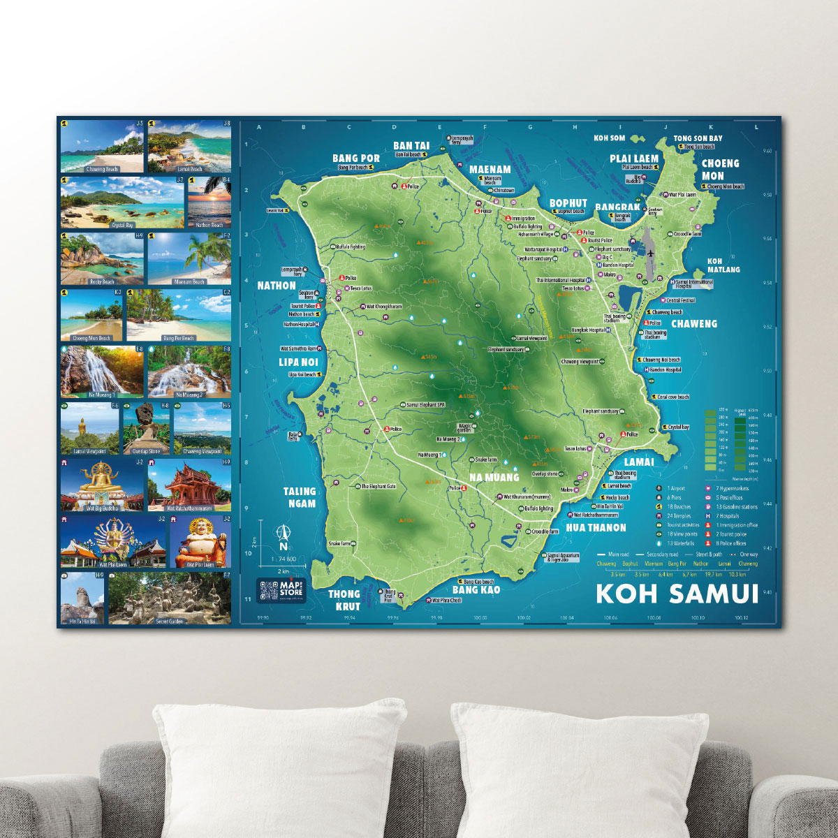SAMUI MAP POSTER A1