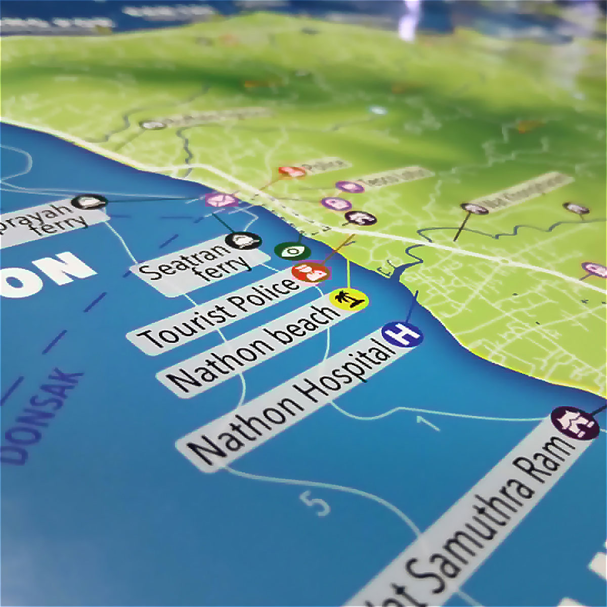 Samui Map Poster Picture 1
